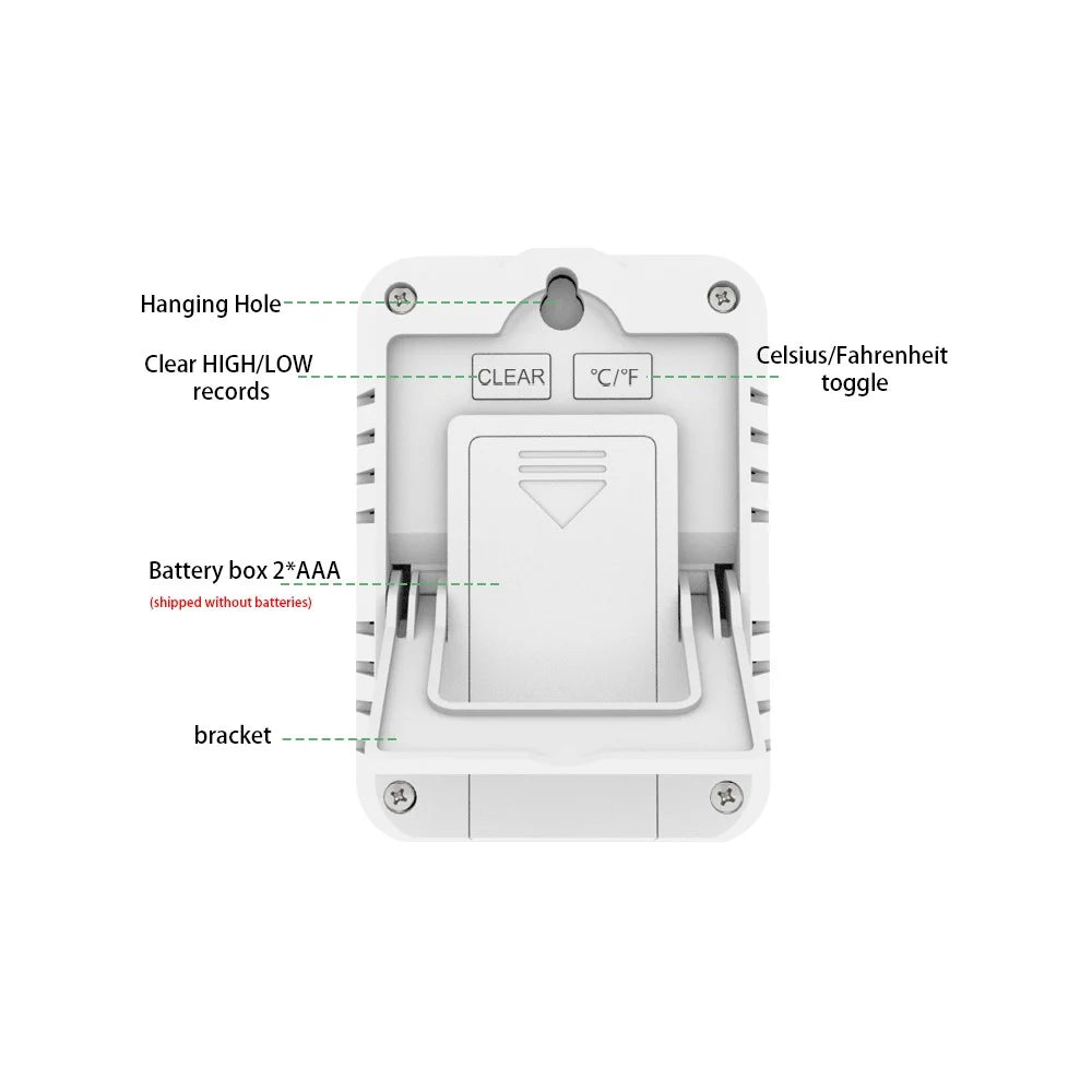 TS-FT0400 Indoor Digital Thermometer Hygrometer for Greenhouse Farming Temperature Humidity Monitor - 4