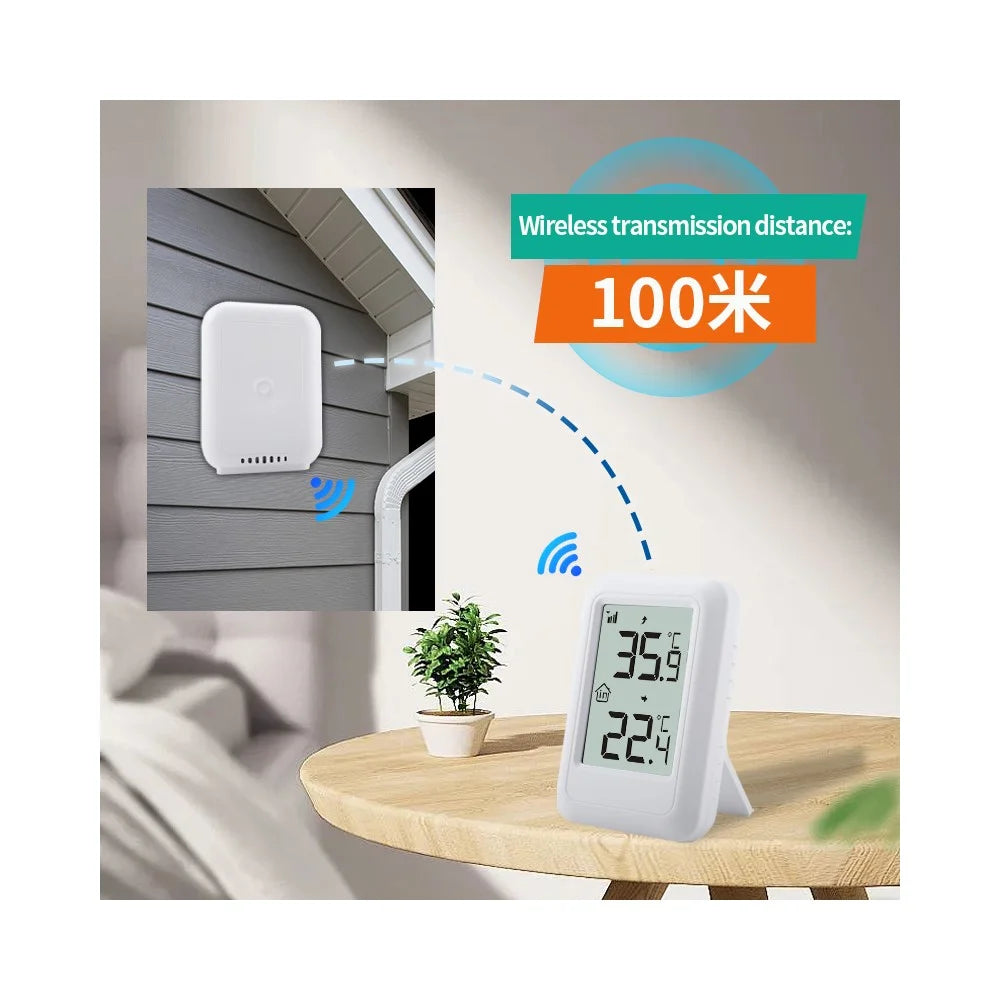 TS-FT0401 2.56 Inch Screen High Precision Digital Temperature Monitor Indoor Outdoor Wireless Thermometer - 4