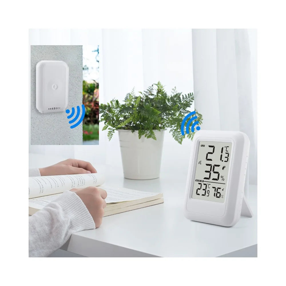 TS-FT0403 2.56 Inch Screen Wireless Indoor Outdoor Thermometer Hygrometer High Precision Temperature Humidity Sensor - 2