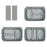 BAONA BN-B010 Large Size Digital Accessories Carrying Zipper Bag Water Resistant Data Cable Power Bank Organizer Case Phone Storage Bag - Black - 6