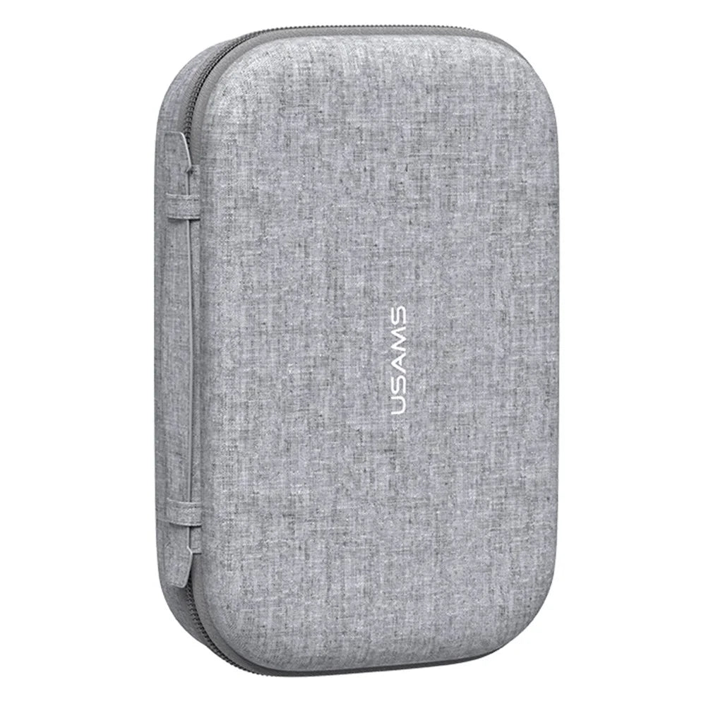 USAMS Jane05 10.6 Inch Storage Bag for Data Cable Earphone Power Bank EVA Hard Shell Digital Accessories Carrying Pouch - 2