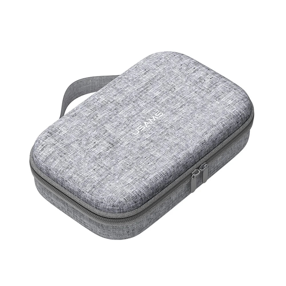 USAMS Jane05 10.6 Inch Storage Bag for Data Cable Earphone Power Bank EVA Hard Shell Digital Accessories Carrying Pouch - 5
