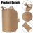 Adjustable Nylon MOLLE Waist Water Bottle Holder for Running Cycling Outdoor Kettle Carrier - Khaki - 7