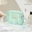 Mesh Cosmetic Bag Pearl Pull Head Zipper Toiletry Organizer Makeup Storage Pouch for Travel Daily Use - Green - 2