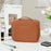 Detachable Makeup Bag Large Capacity Toiletry Organizer Travel Adjustable Compartments Storage Pouch - Brown - 2