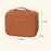 Detachable Makeup Bag Large Capacity Toiletry Organizer Travel Adjustable Compartments Storage Pouch - Brown - 6