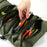 Portable Foldable Tool Bag Oxford Fabric Woodworking Electrician Auto Repair Tools 5 Compartment Organizer Pouch - Green - 3
