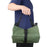 Portable Foldable Tool Bag Oxford Fabric Woodworking Electrician Auto Repair Tools 5 Compartment Organizer Pouch - Green - 4