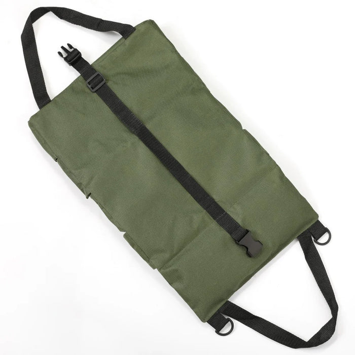 Portable Foldable Tool Bag Oxford Fabric Woodworking Electrician Auto Repair Tools 5 Compartment Organizer Pouch - Green - 6