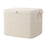 Size S Cotton Linen Storage Bag with Dual Handles for Bedroom Organization Moving Packing, 35 x 25 x 20cm - 1