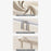 Size S Cotton Linen Storage Bag with Dual Handles for Bedroom Organization Moving Packing, 35 x 25 x 20cm - 6