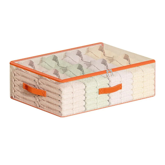 50 x 40 x 15cm Under Bed Storage Bag PVC Clear Organizer for Clothes Bedding Toys Dust-Proof - 1