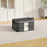 35 x 25 x 20cm Quilt Storage Bag Double Zipper Visible Window Clothes Container with Handle - 2