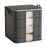48 x 44 x 48cm Quilt Storage Bag Double Zipper Visible Window Clothes Container with Handle - 1