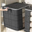 48 x 44 x 48cm Quilt Storage Bag Double Zipper Visible Window Clothes Container with Handle - 4