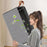 Foldable Clothes Storage Box with Transparent Lid Cationic Fabric Wardrobe Organizer for Pants Shirts - Grey - 2