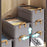 Foldable Clothes Storage Box with Transparent Lid Cationic Fabric Wardrobe Organizer for Pants Shirts - Grey - 3