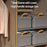 Foldable Clothes Storage Box with Transparent Lid Cationic Fabric Wardrobe Organizer for Pants Shirts - Grey - 4