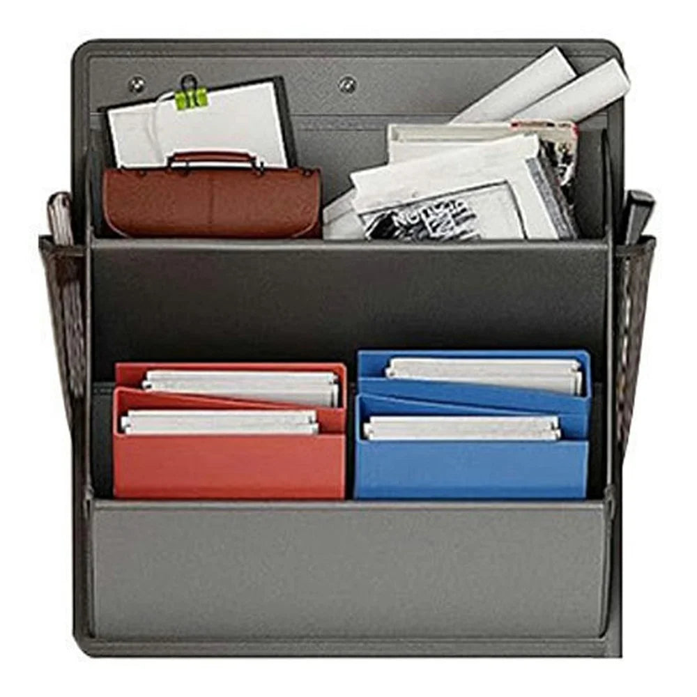 Hanging Shoe Organizer Multi-Purpose Storage Bag Wall Mount Rack for Home / RV / Dorm - Grey - 1