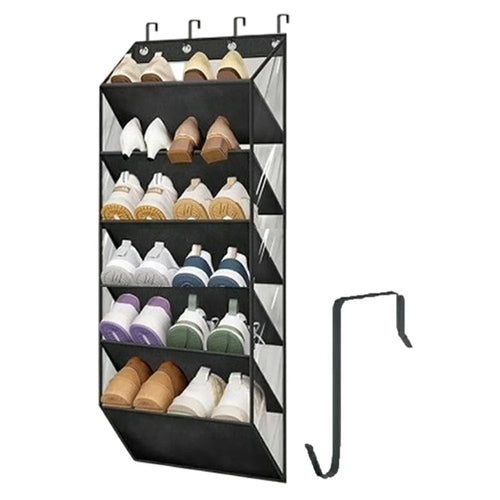 Shoes Hanging Organizer 6 Tier Multi-Functional Closet Storage Bag for Home - 1