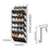 Shoes Hanging Organizer 6 Tier Multi-Functional Closet Storage Bag for Home - 3