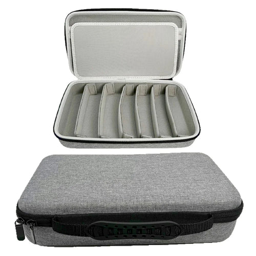Protective Case for Sunglasses  /  Reading Glasses  /  Prescription Eyewear Storage Bag Holds Up To 7 Pairs - 1
