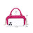 OKRO Silicone Handbag Storage Pouch Waterproof Crossbody Bag with Metal Chain Strap - Wine Red - 6