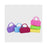 OKRO Silicone Handbag Storage Pouch Waterproof Crossbody Bag with Metal Chain Strap - Wine Red - 7