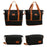 Travel Toiletry Bag Portable Waterproof Canvas Organizer Large Capacity 20-35L Multi-Compartment - Black - 2