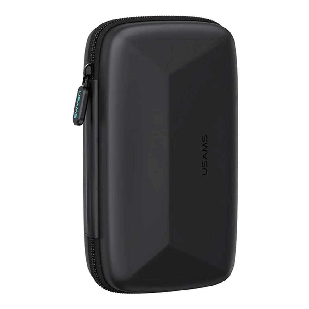 USAMS Jane06 6.7 inch Storage Bag Double Layer Shockproof Zipper Electronic Organizer Travel Case - 1