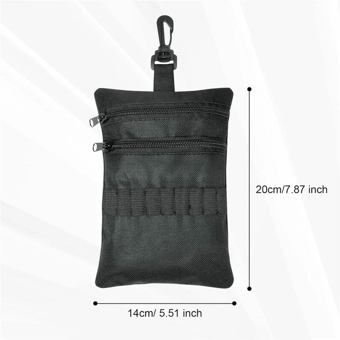 Golf Accessories Organizer Bag Oxford Fabric Waterproof Golf Ball Tee Holder Storage Pouch - 6
