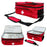 Portable Medication Organizer with Shoulder Strap First Aid Kit Pill Bottle Storage Bag for Home Travel - 1