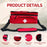Portable Medication Organizer with Shoulder Strap First Aid Kit Pill Bottle Storage Bag for Home Travel - 5