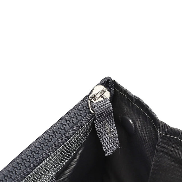 Handbag Organizer Multi-function Ladies Insert Expandable Liner Bag Pouch Zipper Closure Cosmetic Organizer Travel Tidy Bag with Handle - Black - 4