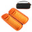 For JBL Grip Speaker Portable Storage Case Padded Interior Shock Absorbing Design with Strap / Carabiner - Black  /  Orange - 1
