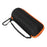 For JBL Grip Speaker Portable Storage Case Padded Interior Shock Absorbing Design with Strap / Carabiner - Black  /  Orange - 2