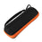 For JBL Grip Speaker Portable Storage Case Padded Interior Shock Absorbing Design with Strap / Carabiner - Black  /  Orange - 4