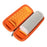 For JBL Grip Speaker Portable Storage Case Padded Interior Shock Absorbing Design with Strap / Carabiner - Black  /  Orange - 6