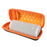 For JBL Grip Speaker Portable Storage Case Padded Interior Shock Absorbing Design with Strap / Carabiner - Black  /  Orange - 7