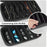 8 Compartments Sunglasses Case Hard EVA Portable Digital Storage Box with Handle - Black - 3