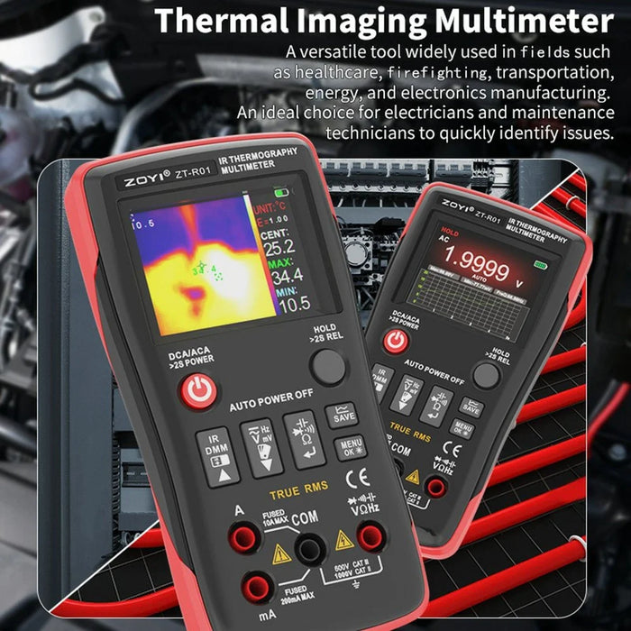 ZOYI ZOTEK ZT-R01 Infrared Thermal Imager Digital Multimeter for Industrial Electrical Underfloor Heating Circuit Board Repair - 6