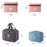21 x 16 x 9.5cm First Aid Kit Home Travel Portable Emergency Medical Bag Outdoor Medicine Storage Pouch for Camping / Hiking / Car - Grey - 7