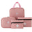 4Pcs Portable Medical Emergency Bags for Home / Travel / Outdoor / Car Waterproof Oxford Fabric Storage Pouch - Pink - 1