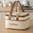 24.5 x 17 x 15cm Insulated Lunch Bag Aluminum Foil Thickened Tote Waterproof Bento Box Carrier for Work / School - Beige - 1