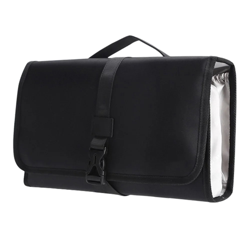 BUBM JFQ-T For Dyson Airwrap Styler Bag Protection Bag Portable Dustproof Storage Bag Organizer - Black - 1