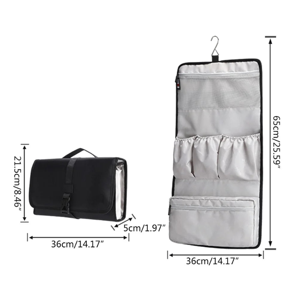 BUBM JFQ-T For Dyson Airwrap Styler Bag Protection Bag Portable Dustproof Storage Bag Organizer - Black - 5