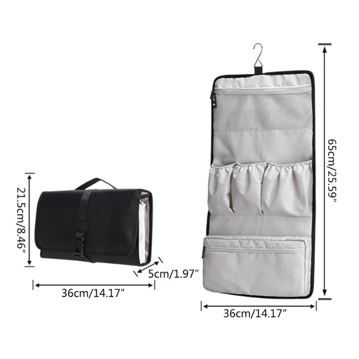 BUBM JFQ-T For Dyson Airwrap Styler Bag Protection Bag Portable Dustproof Storage Bag Organizer - Black - 5