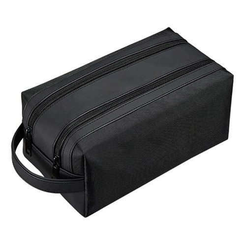 Travel Toiletry Bag for Man Waterproof Double Zipper Dry / Wet Storage Bag Portable Organizer - 1