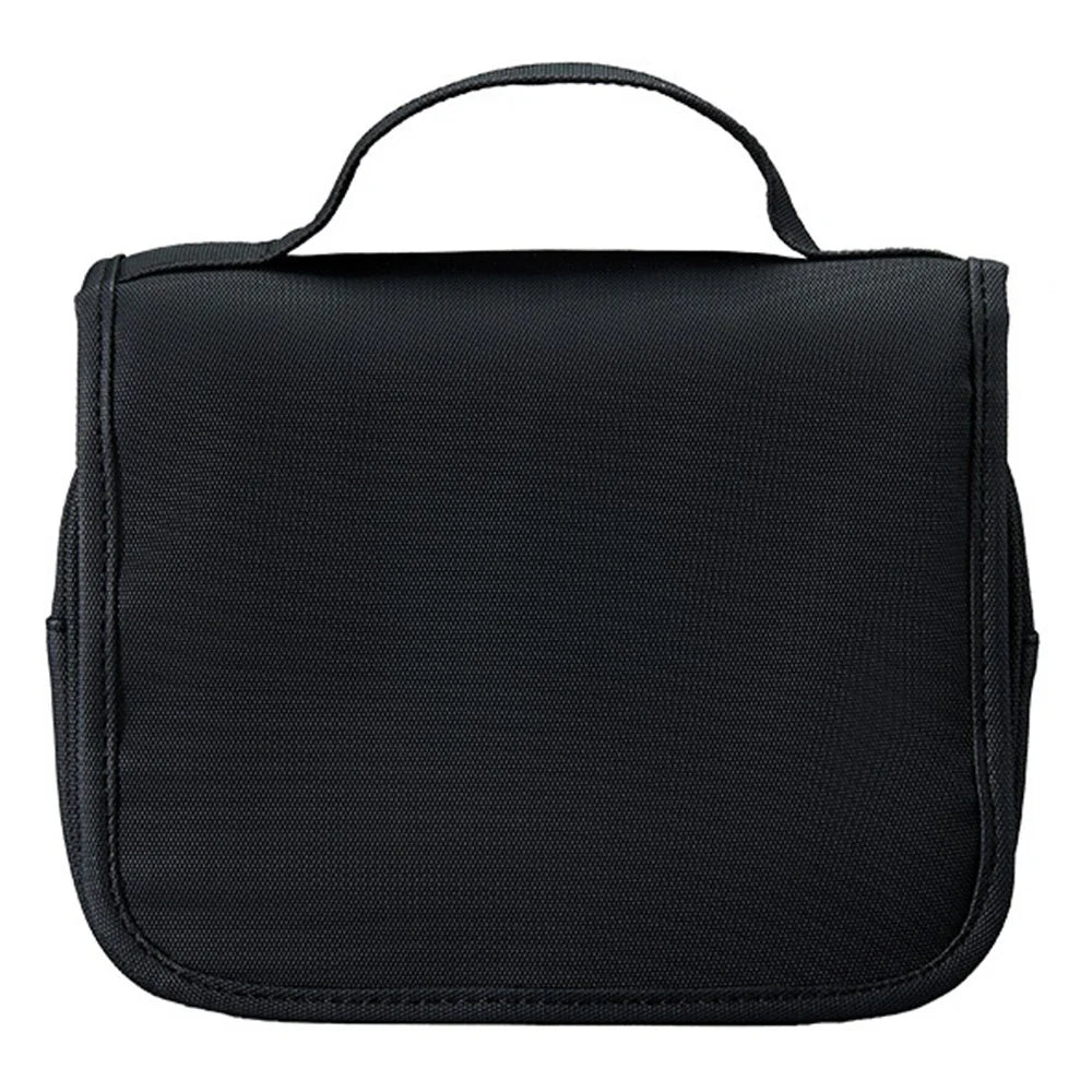 Waterproof Travel Toiletry Bag Portable Wet Dry Separation Foldable Hanging Cosmetic Organizer Bag - Black - 1