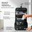Waterproof Travel Toiletry Bag Portable Wet Dry Separation Foldable Hanging Cosmetic Organizer Bag - Black - 2